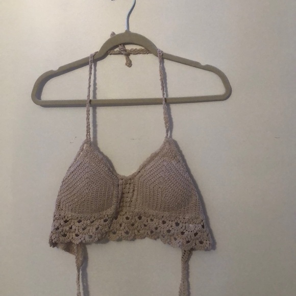 crocheted tie top - Picture 1 of 2